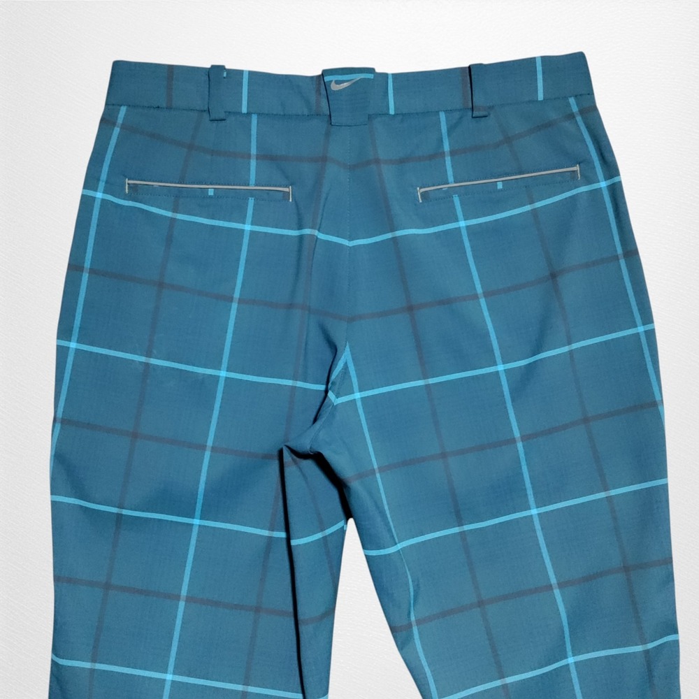 Nike Golf Tour Performance Pants Mens 32x32 Plaid Dri-FIT Stretch Preppy - Picture 3 of 15